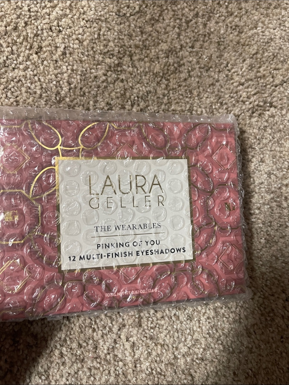 Laura Geller Pink & Gold Decorative Eyeshadow Palette